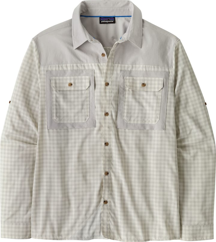 Patagonia Men's Long-Sleeved Self-Guided Sun Shirt North Fork: Crisp Grey Patagonia