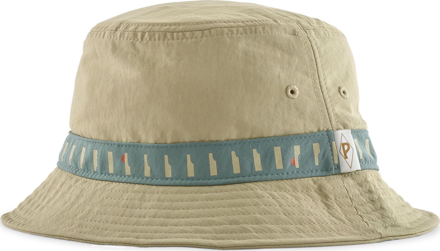 Patagonia Wavefarer Bucket Hat Water People Waveside: Weathered Stone