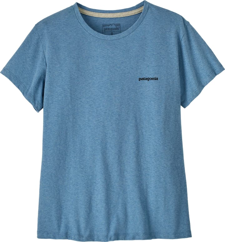 Patagonia Women's P-6 Logo Responsibili-Tee Shore Blue Patagonia