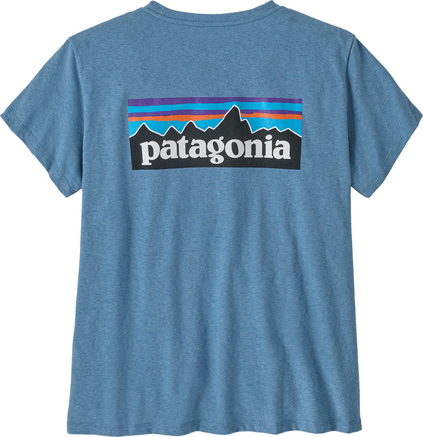 Patagonia Women's P-6 Logo Responsibili-Tee Shore Blue