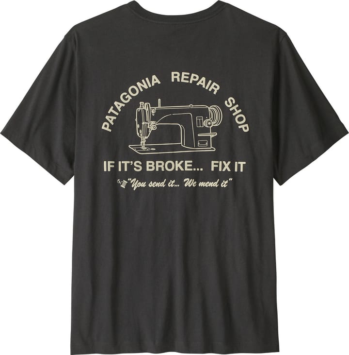 Patagonia Men's Repair Shop T-Shirt Ink Black Patagonia