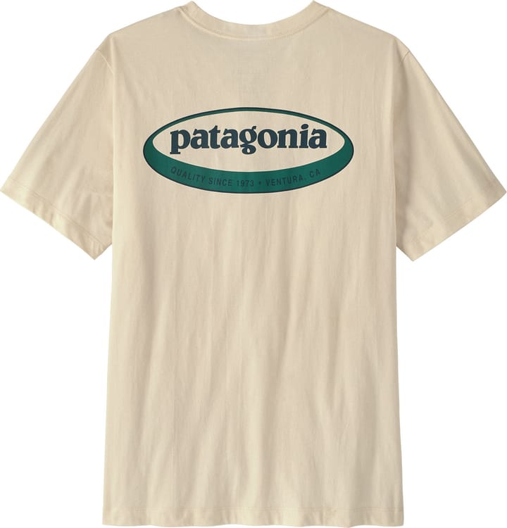 Patagonia Men's '95 Oval Logo T-Shirt Undyed Natural Patagonia