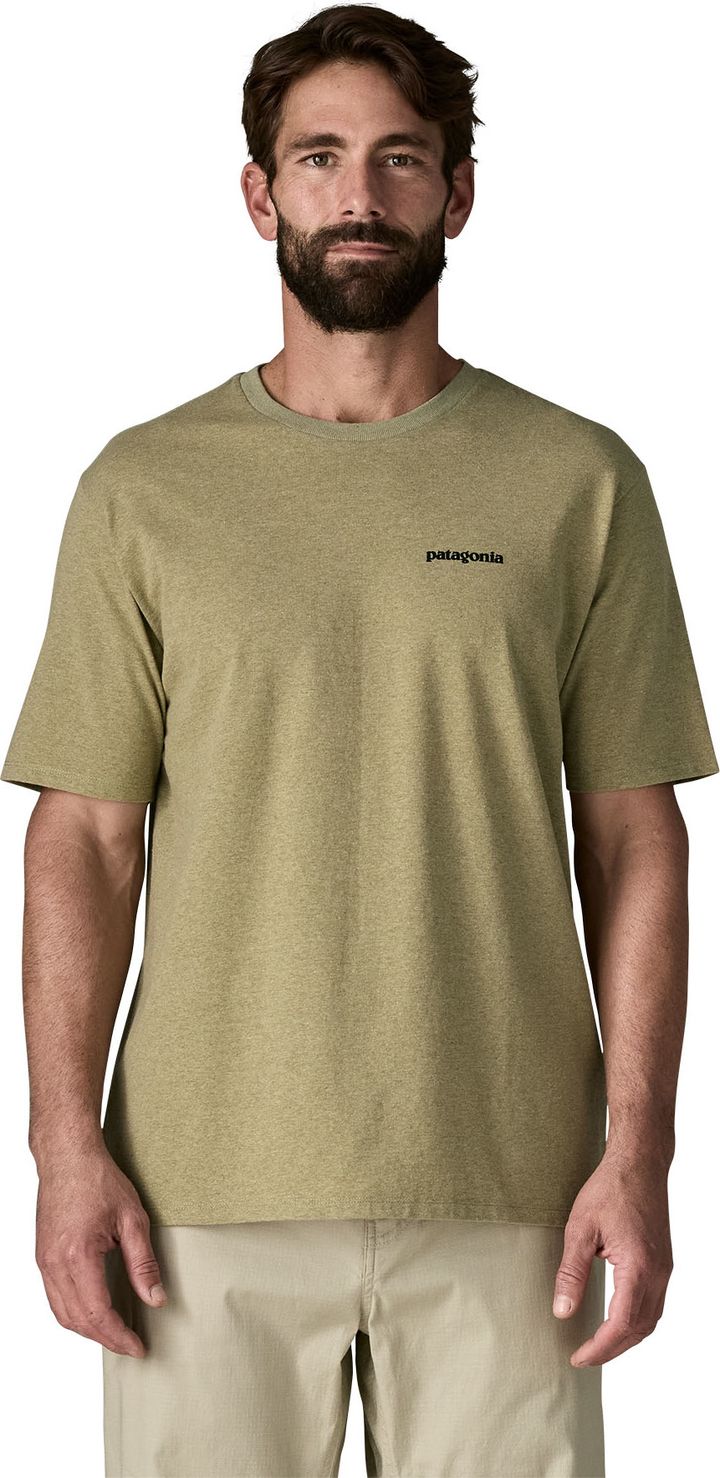 Patagonia Men's P-6 Logo Responsibili-Tee P-6 Outline: Gumtree Green Patagonia