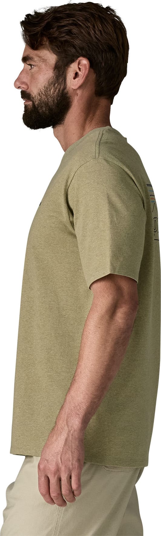 Patagonia Men's P-6 Logo Responsibili-Tee P-6 Outline: Gumtree Green Patagonia