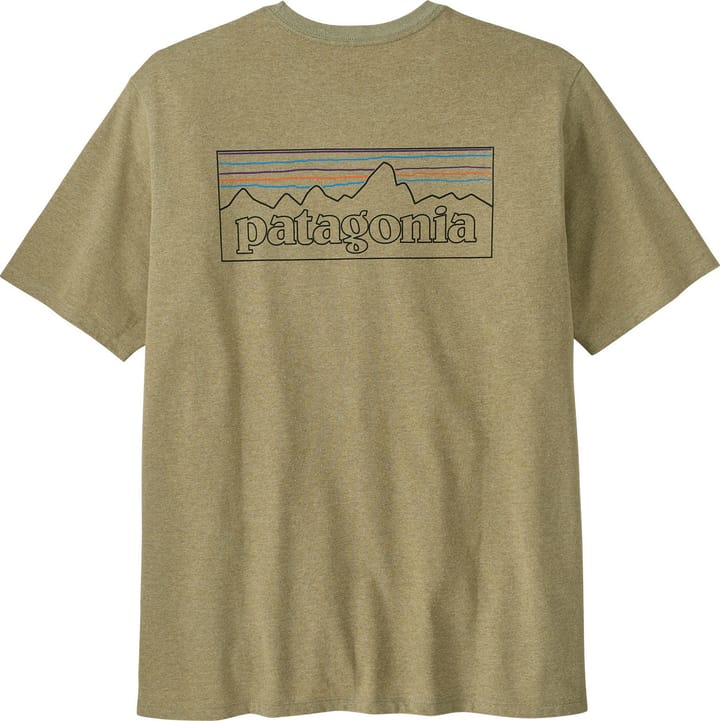 Patagonia Men's P-6 Logo Responsibili-Tee P-6 Outline: Gumtree Green Patagonia