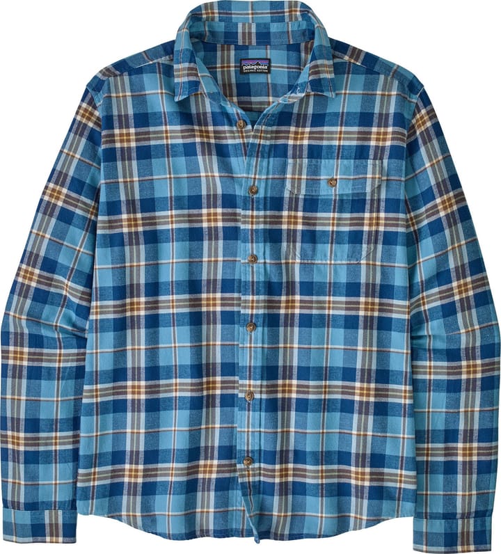 Patagonia Men's Long-Sleeved Lightweight Fjord Flannel Shirt Prime: Shore Blue Patagonia