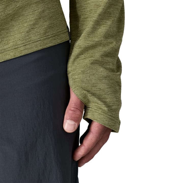 Patagonia Men's Long Sleeved Capilene Cool Sun Shirt Caper Green - Buckhorn Green X-dye Patagonia