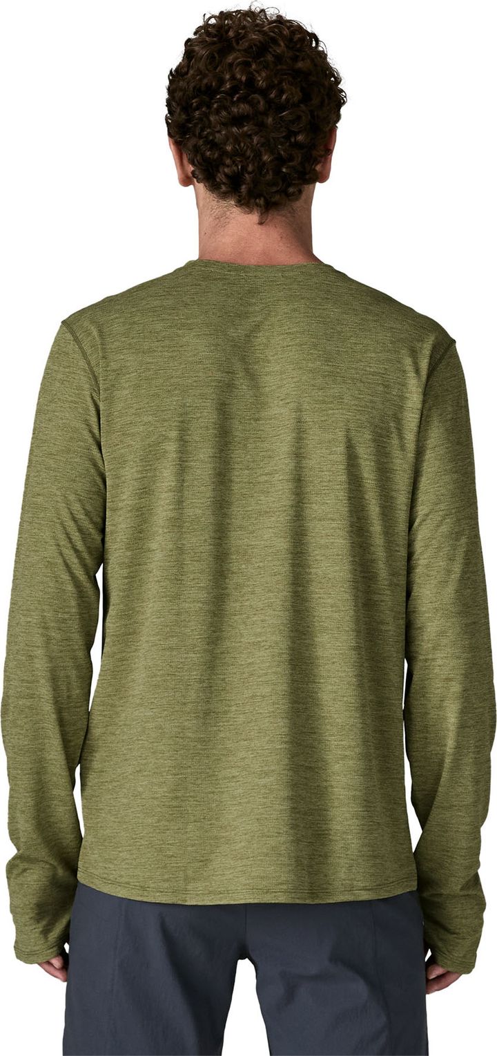 Patagonia Men's Long Sleeved Capilene Cool Sun Shirt Caper Green - Buckhorn Green X-dye Patagonia