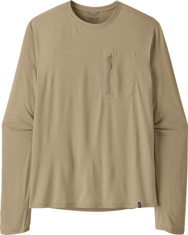 Patagonia Men's Long Sleeved Capilene Cool Sun Shirt Seabird Grey - Light Seabird Grey X-dye Patagonia