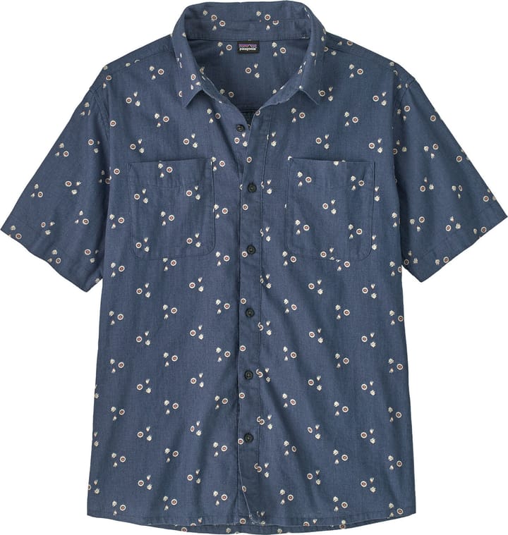 Patagonia Men's Back Step Shirt Bouquet: Dolomite Blue Patagonia