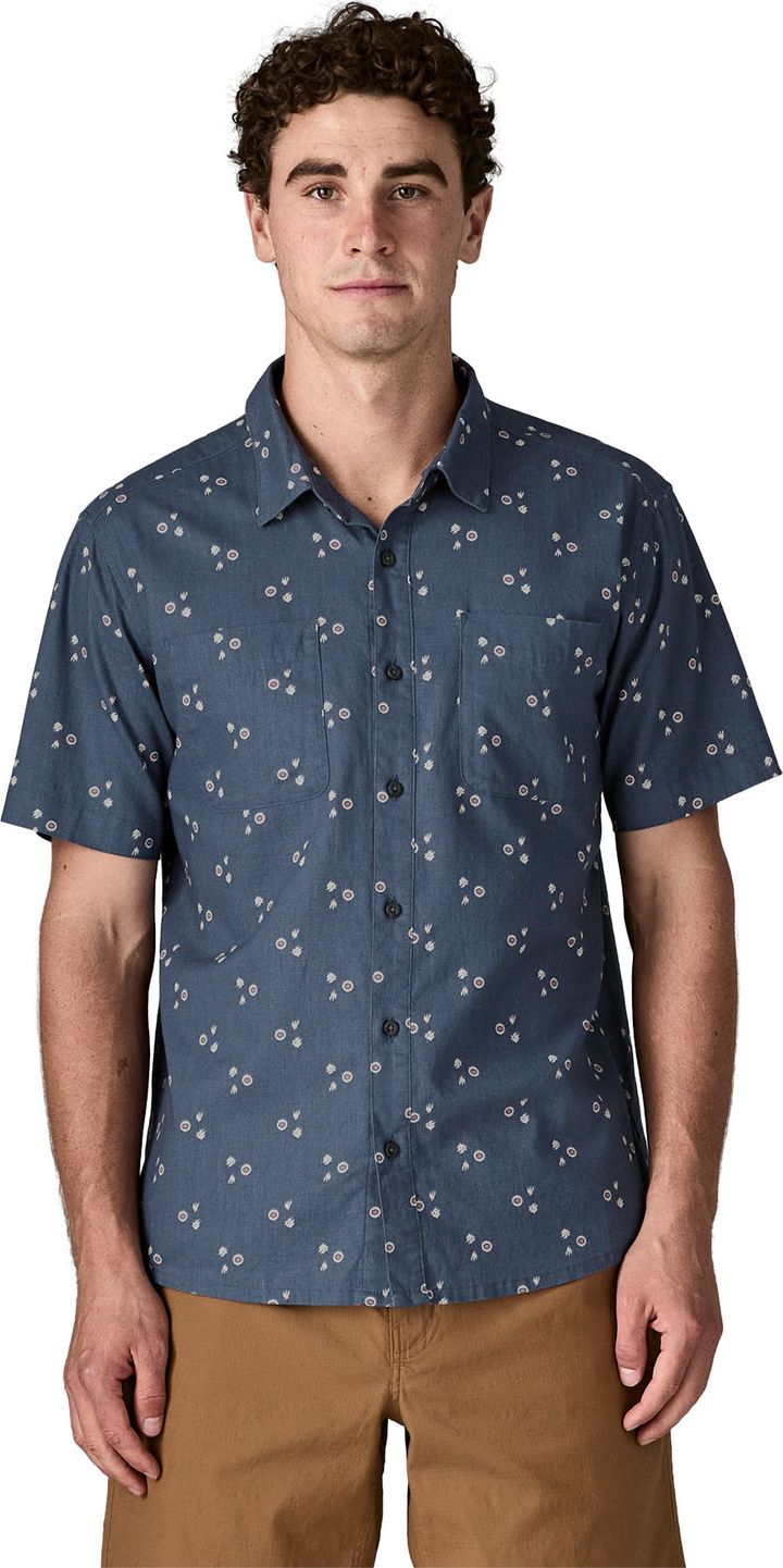 Patagonia Men's Back Step Shirt Bouquet: Dolomite Blue Patagonia