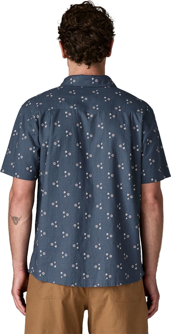 Patagonia Men's Back Step Shirt Bouquet: Dolomite Blue Patagonia