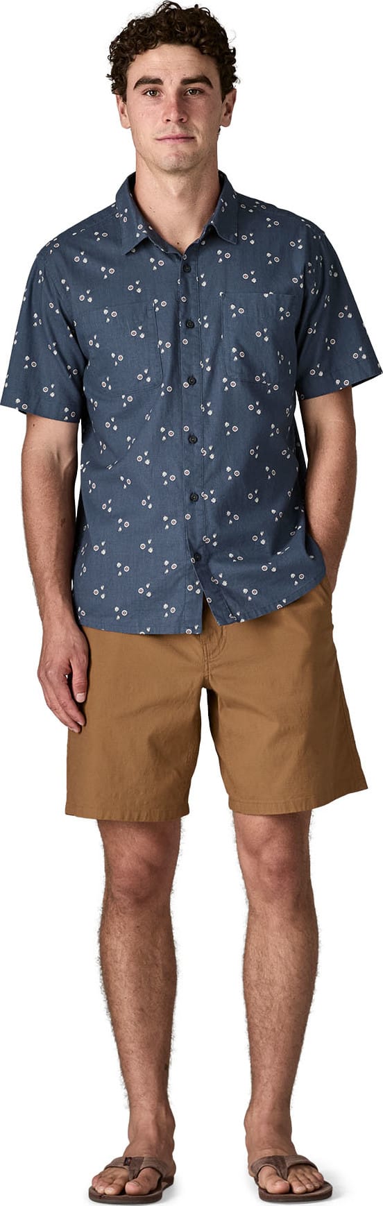 Patagonia Men's Back Step Shirt Bouquet: Dolomite Blue Patagonia