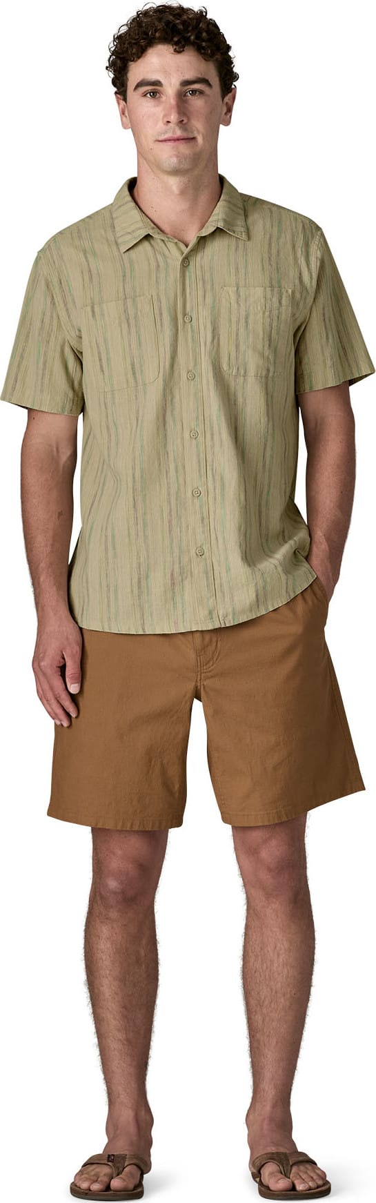 Patagonia Men's Back Step Shirt Rapids: Weathered Stone Patagonia