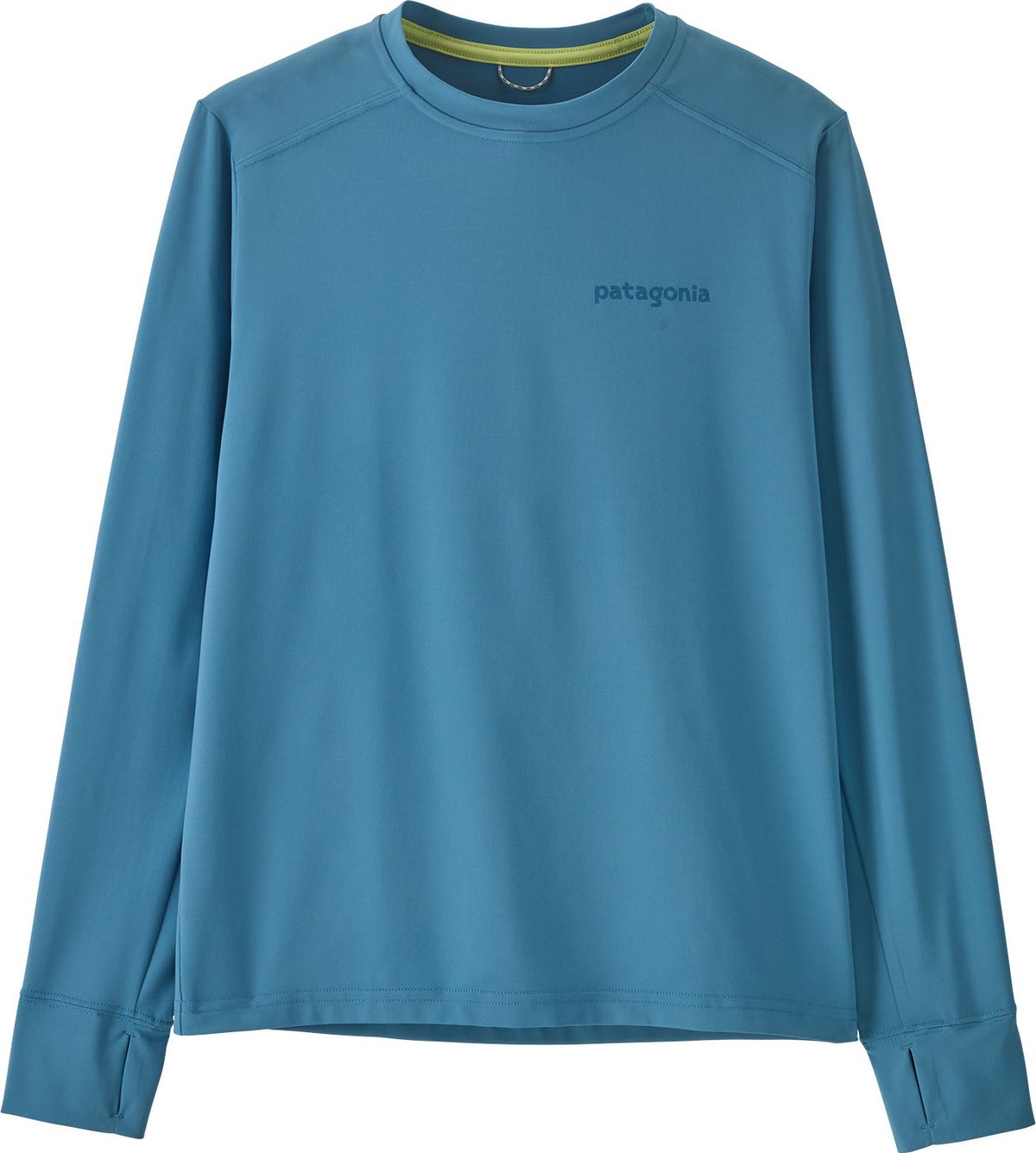 Patagonia Kids' Long Sleeved Capilene Silkweight T-Shirt Ridge Rise Moonlight: Shore Blue
