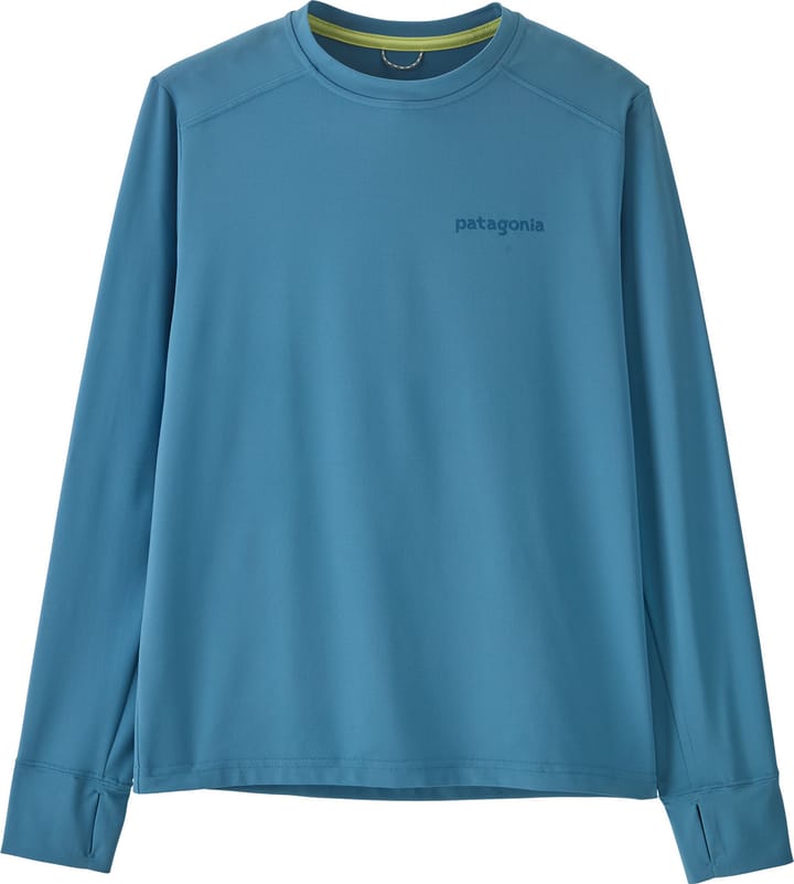Patagonia Kids' Long Sleeved Capilene Silkweight T-Shirt Ridge Rise Moonlight: Shore Blue Patagonia