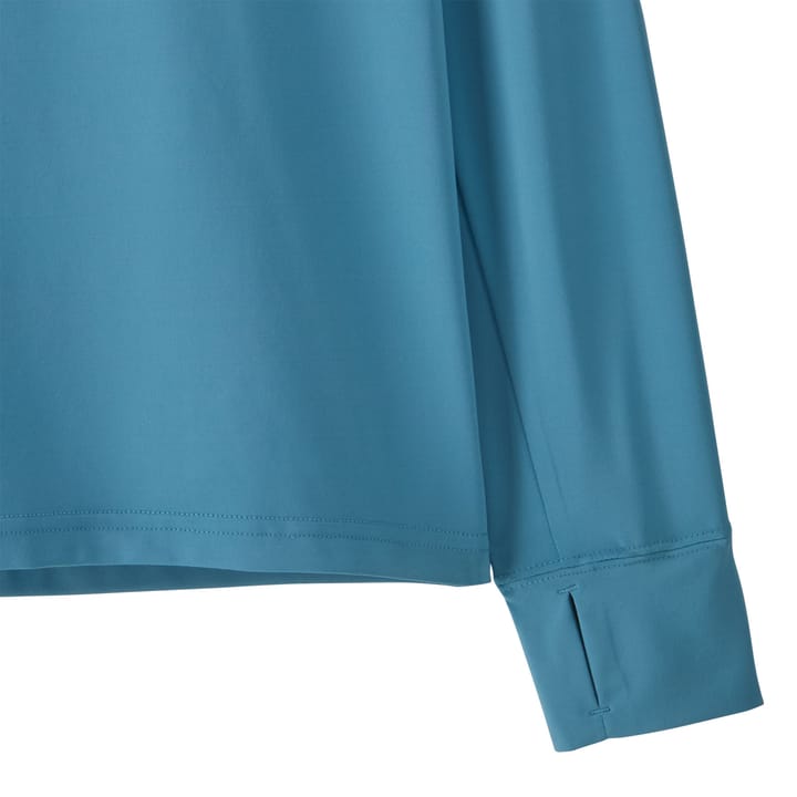 Patagonia Kids' Long Sleeved Capilene Silkweight T-Shirt Ridge Rise Moonlight: Shore Blue Patagonia