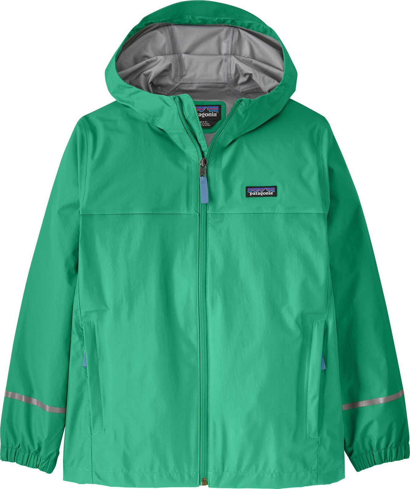 Patagonia Kids' Torrentshell 3L Rain Jacket Aqua Stone