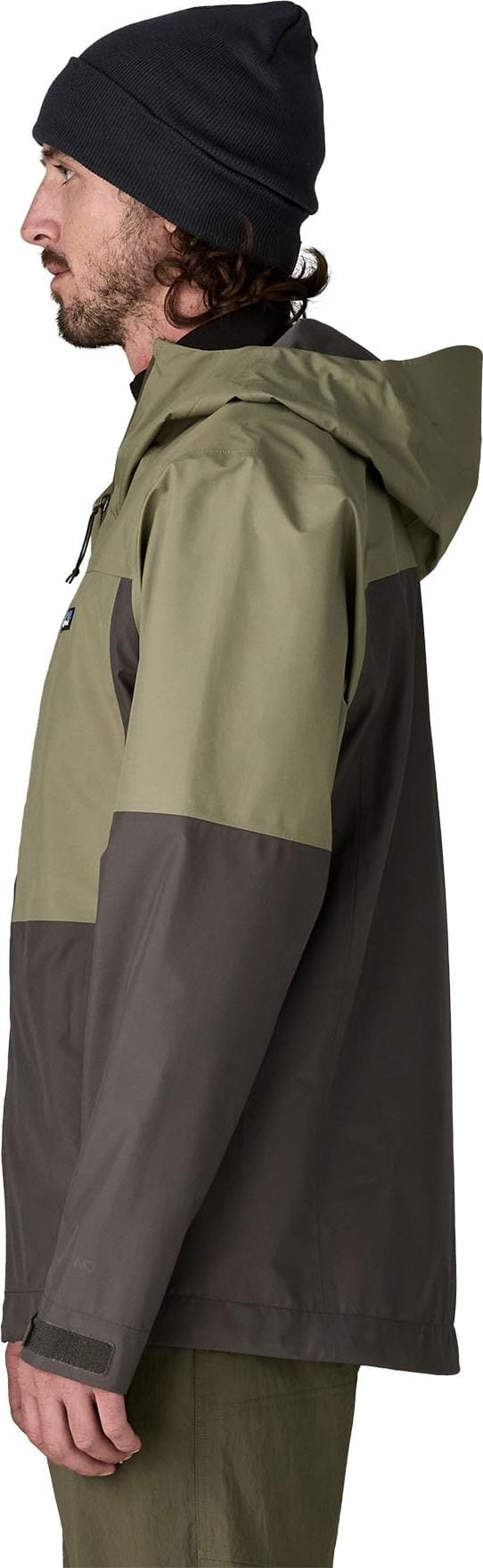 Patagonia Men's Boulder Fork Rain Jacket Forge Grey W/river Rock Green Patagonia