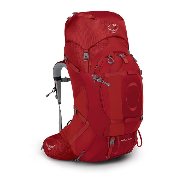 Osprey Ariel Plus 60 Carnelian Red Osprey
