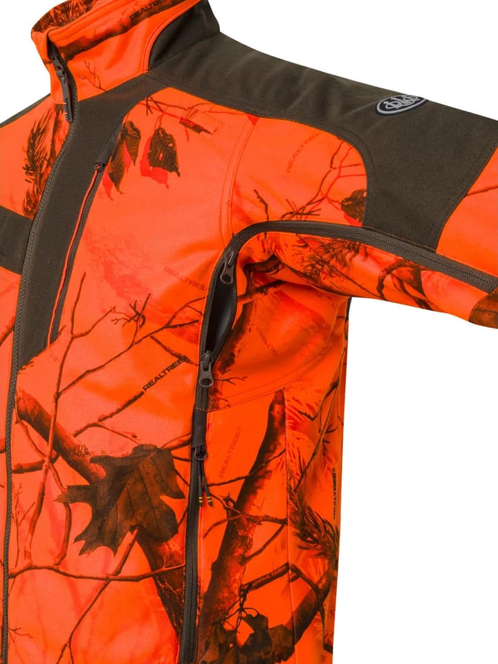 Beretta Men's Matajur Windblock Hunting Jacket Realtree AP Camo HD Orange Beretta