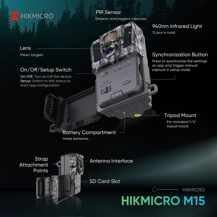 HIK Micro 4g Viltkamera M15 Camo HIK Micro HIK Micro 4g Viltkamera M15 Camo HIK Micro