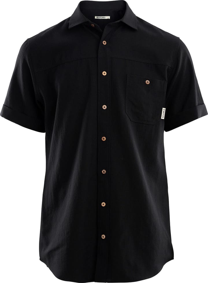Aclima Men's LeisureWool Short Sleeve Shirt Navy Blazer Aclima
