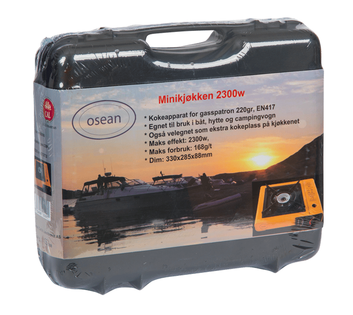 Osean Minikjøkken gass 2300w gul  Osean