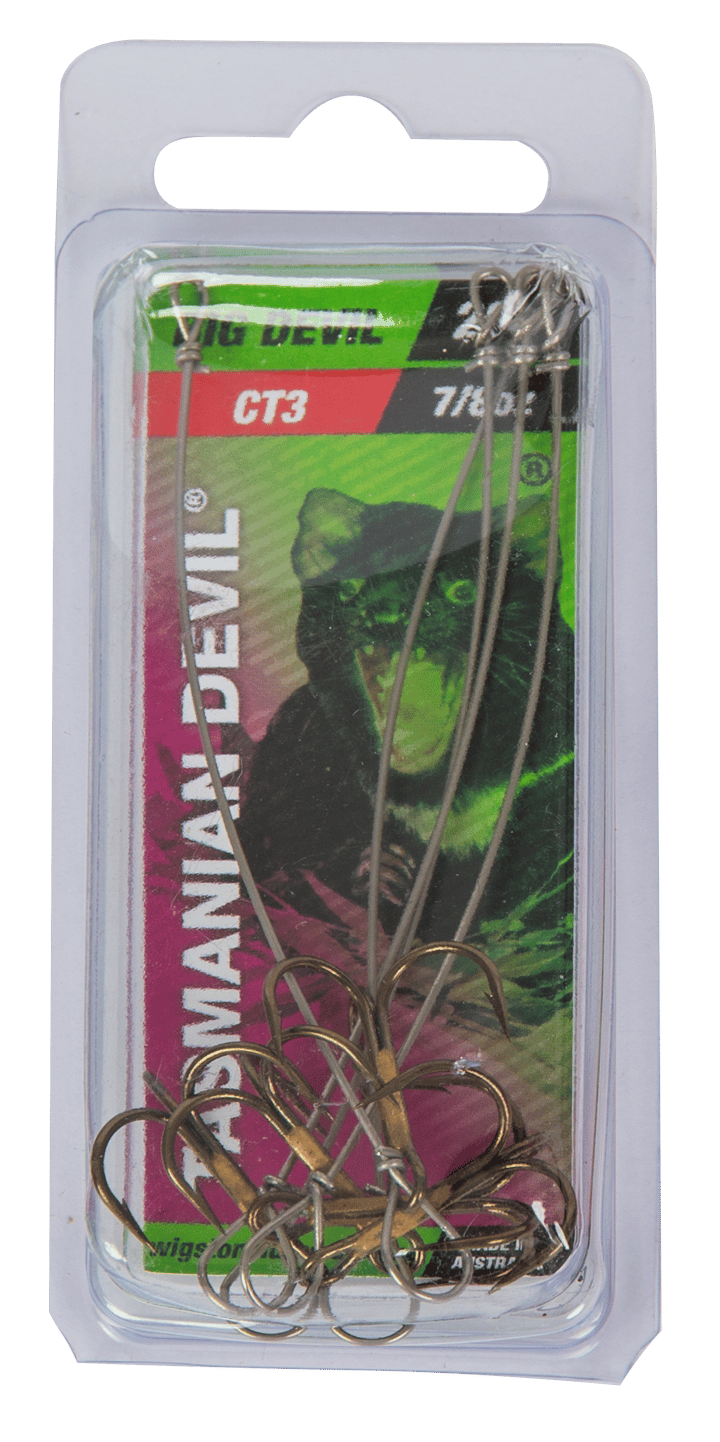 Tasmanian treblekrok centre 7g 5 stk Tasmanian