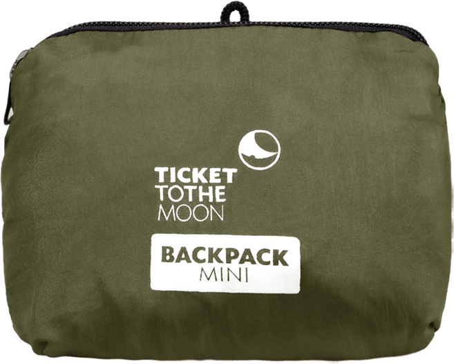 Ticket to the Moon Mini Backpack Army Green / Khaki Ticket to the Moon