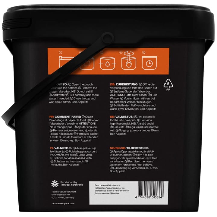 Weekpack Juliett (Vegan) Tactical Foodpack