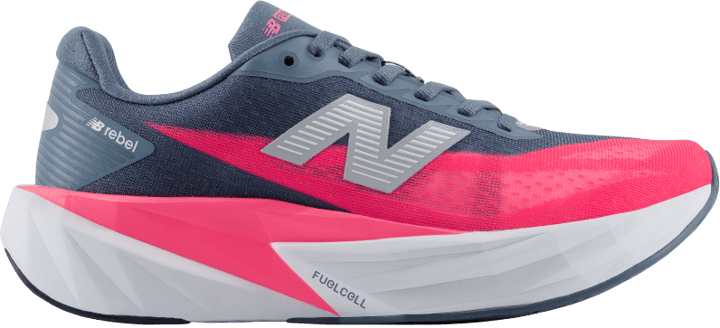 New Balance Women's Fuelcell Rebel V5 Shadow Blue / Pink Heat New Balance