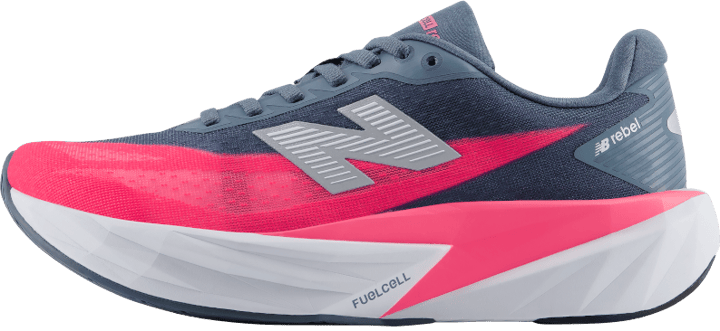 New Balance Women's Fuelcell Rebel V5 Shadow Blue / Pink Heat New Balance