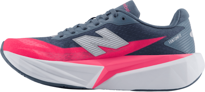 New Balance Women's Fuelcell Rebel V5 Shadow Blue / Pink Heat New Balance