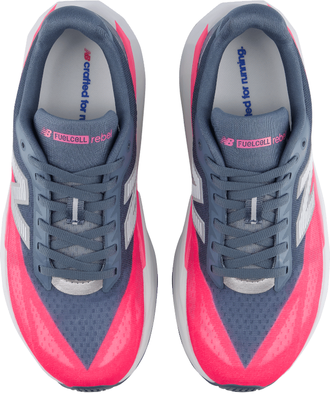 New Balance Women's Fuelcell Rebel V5 Shadow Blue / Pink Heat New Balance