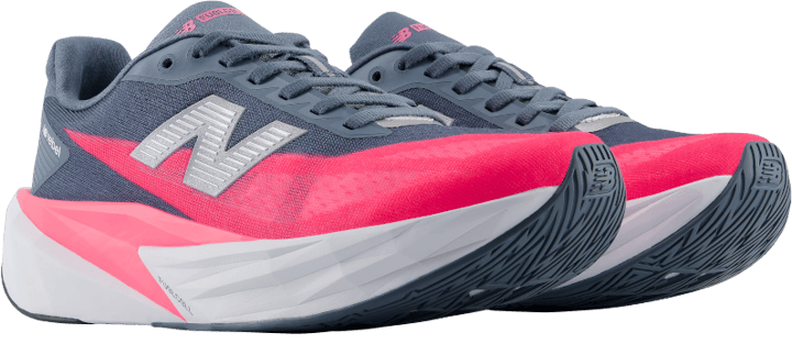 New Balance Women's Fuelcell Rebel V5 Shadow Blue / Pink Heat New Balance