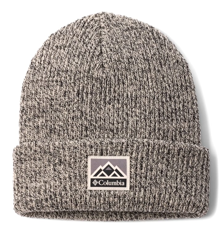 Columbia Unisex Whirlibird Cuffed Beanie Black/Graphite Marled, Logo Columbia