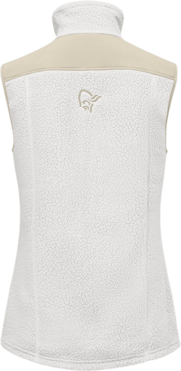 Norrøna Women's Trollveggen Warm3 Vest Whisper White/oatmeal Norrøna