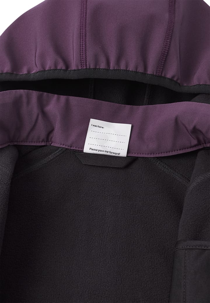 Reima Kids' Softshell Jacket Vantti Deep Purple Reima