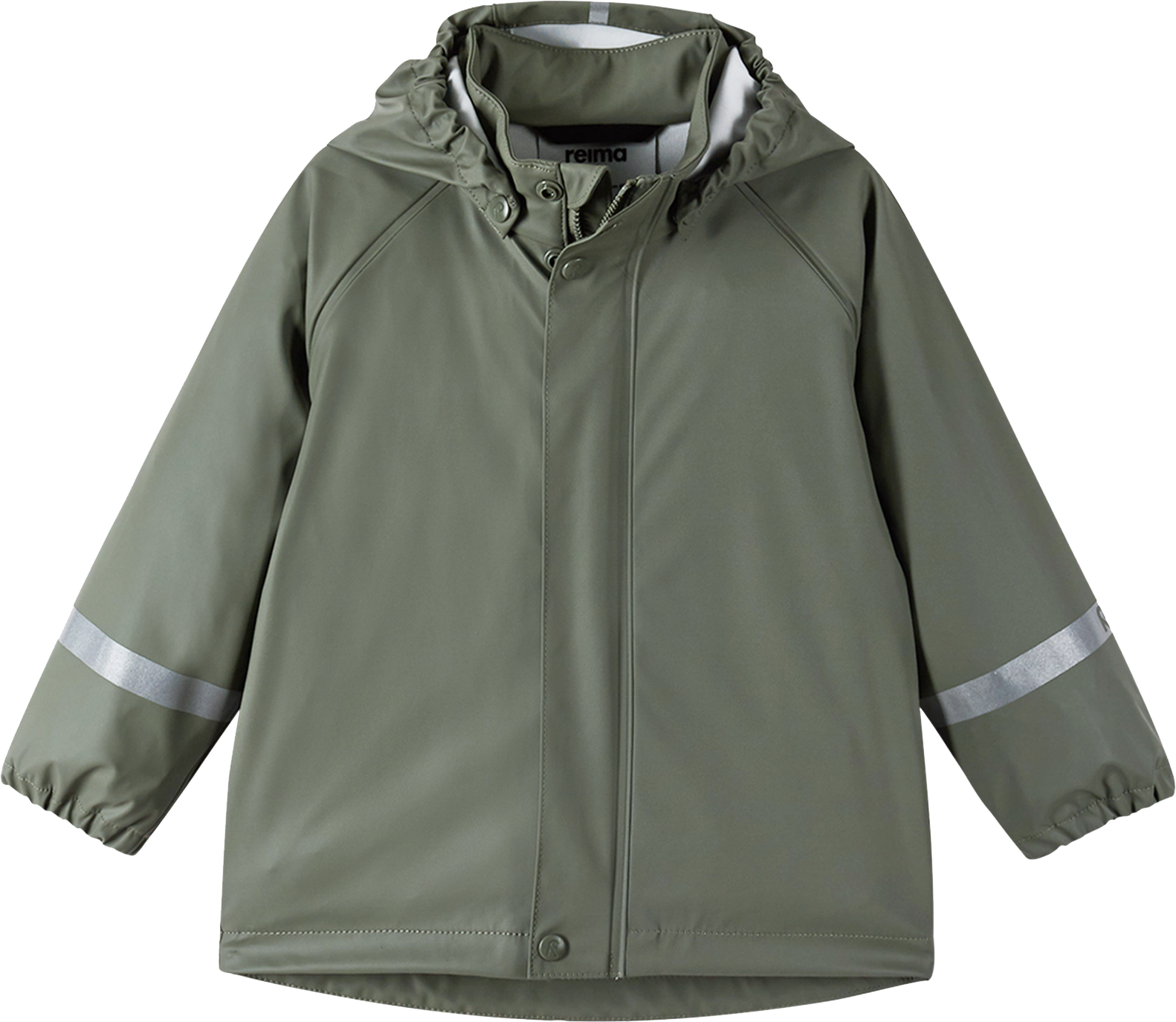 Reima Kids' Raincoat Lampi Greyish Green 8920