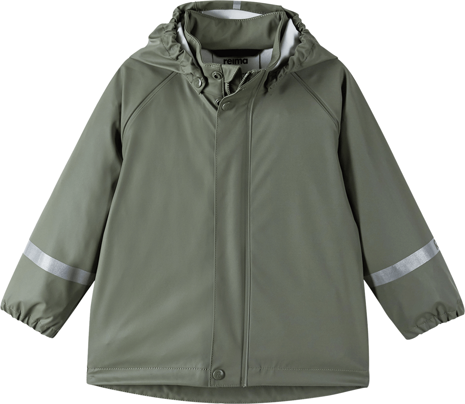 Reima Kids' Raincoat Lampi Greyish Green 8920