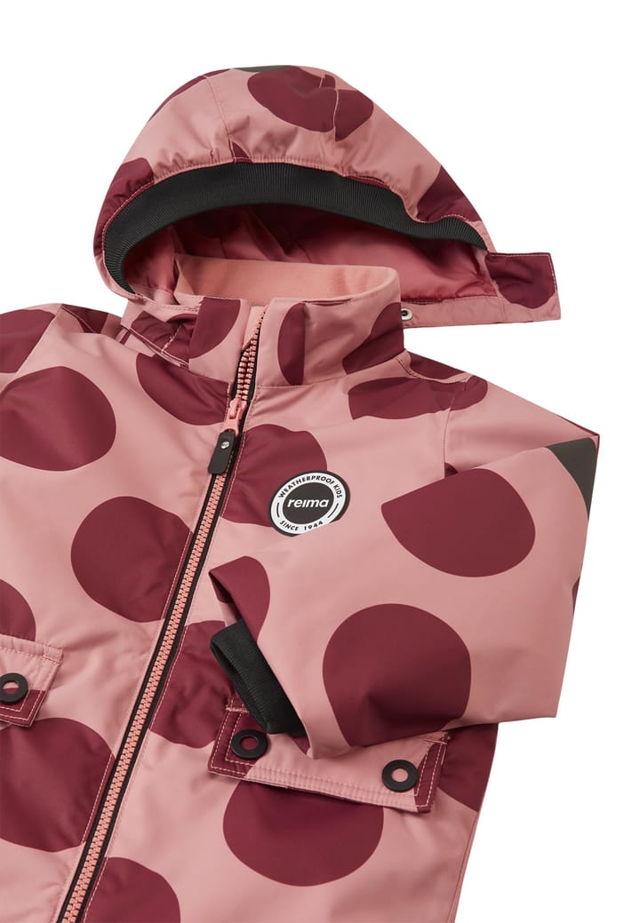 Reima Kids' Waterproof Overall Marte Mid Rose Blush-Aop Reima