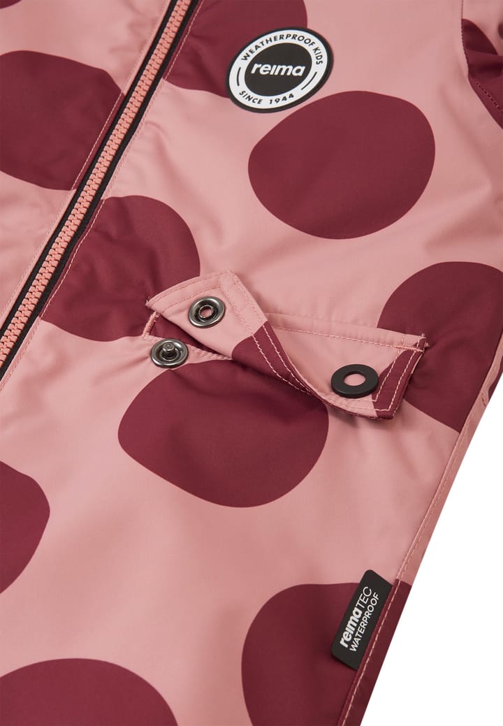 Reima Kids' Waterproof Overall Marte Mid Rose Blush-Aop Reima