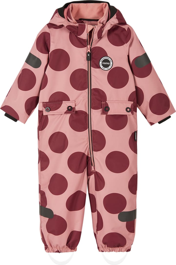 Reima Kids' Waterproof Overall Marte Mid Rose Blush-Aop Reima