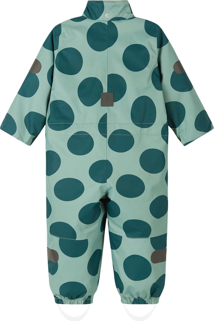Reima Kids' Waterproof Overall Marte Mid Stone Green-Aop Reima
