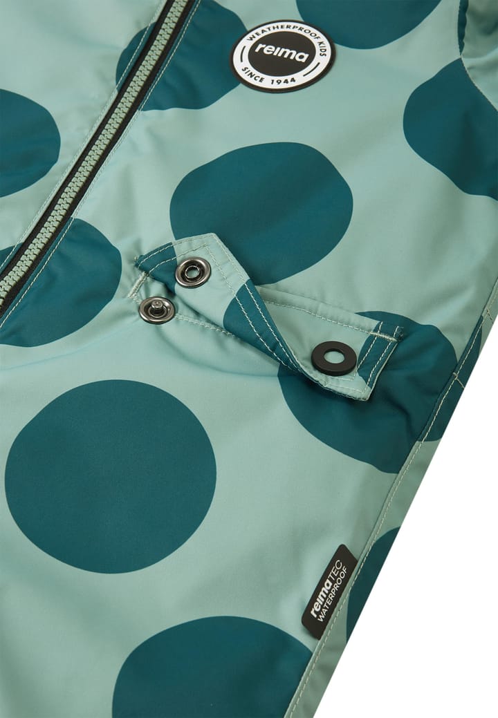 Reima Kids' Waterproof Overall Marte Mid Stone Green-Aop Reima