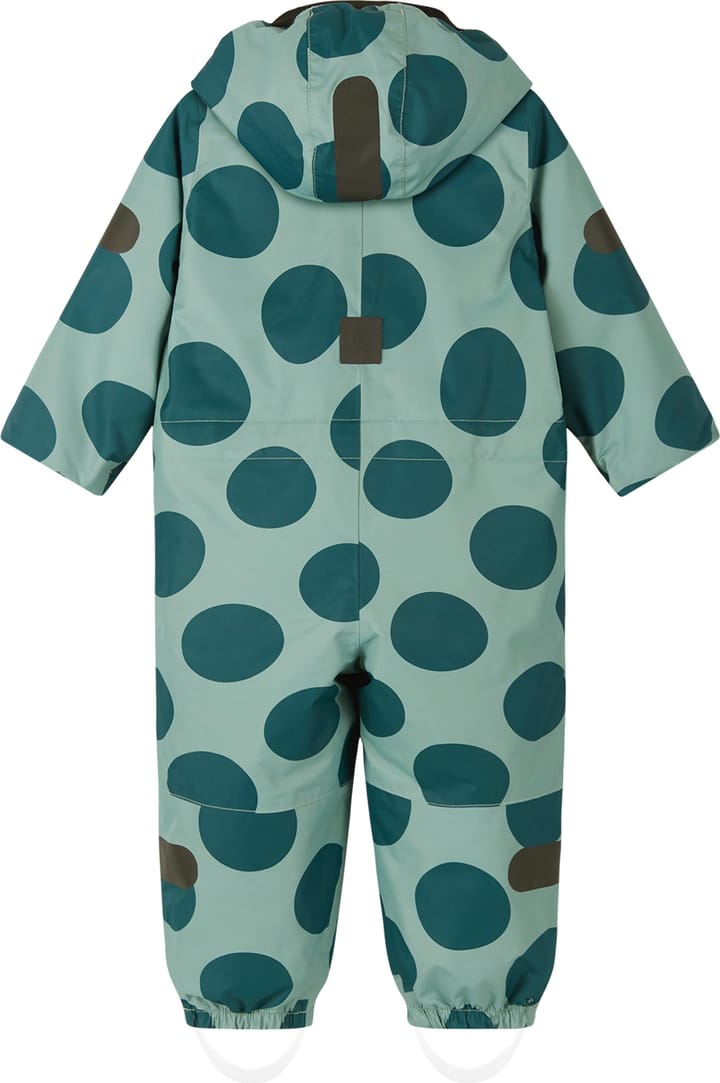 Reima Kids' Waterproof Overall Marte Mid Stone Green-Aop Reima