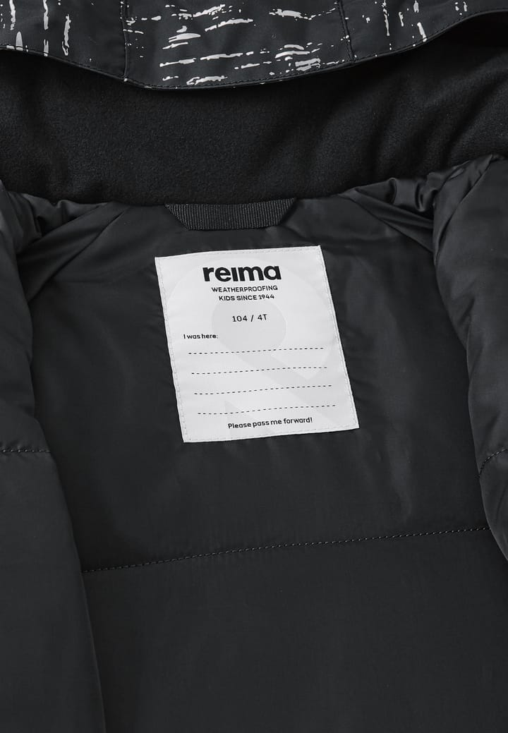 Reima Kids' Reflective Reimatec Winter Overall Kirkas Black Reima