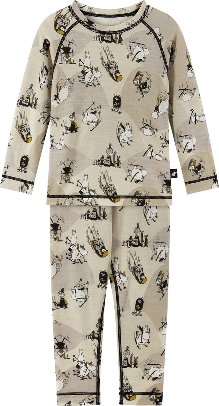 Reima Kids' Thermal Set Moomin Trivsam Sandy Beige Reima