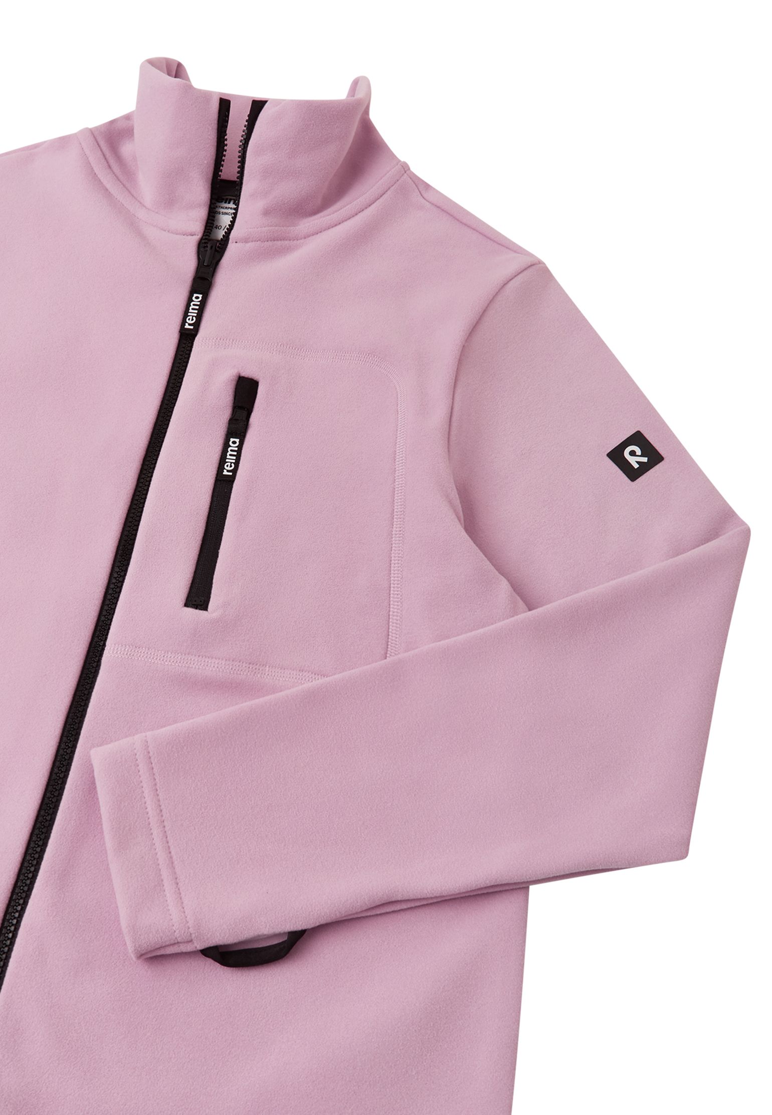 Reima Kids' Fleece Sweater Iisisti Grey Pink